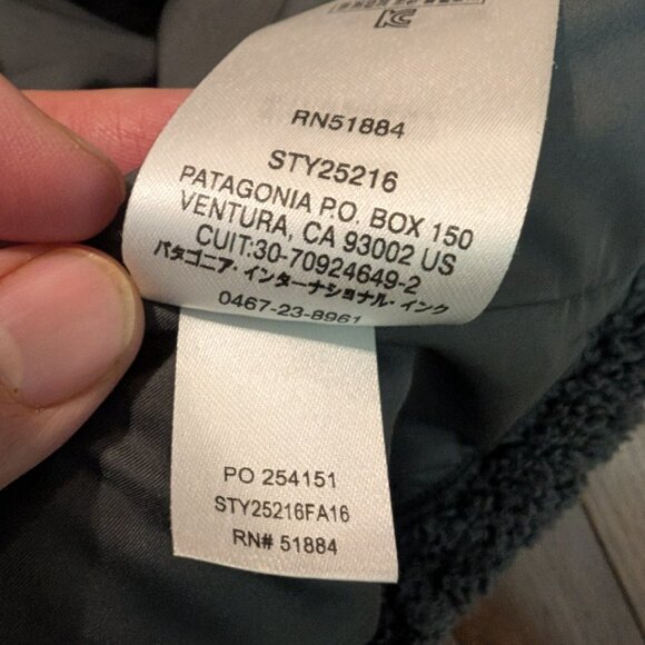 Patagonia Los Gatos Grey Deep Pile Fleece Vest - Size XS - Picture 3 of 4